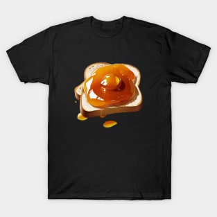 Apricot Kawaii Yummy Sandwich Vintage Since Bread Loaf T-Shirt